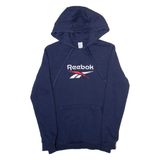 REEBOK Womens Blue Hoodie XS
