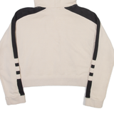 ADIDAS ORIGINALS Womens Cream Hoodie UK 10