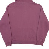 CONVERSE Womens Purple Hoodie L