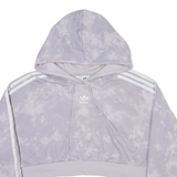 ADIDAS ORIGINALS Womens Grey Hoodie UK 4