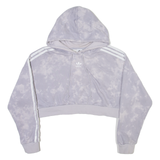 ADIDAS ORIGINALS Womens Grey Hoodie UK 4