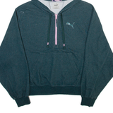 PUMA Womens Green Hoodie M