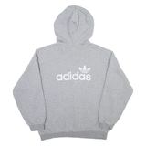 ADIDAS ORIGINALS Womens Grey Hoodie UK 12