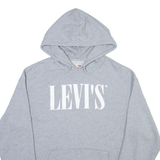 LEVI'S Mens Grey Hoodie Full Zip M
