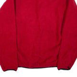 NAUTICA Mens Fleece Red 1/4 Zip 2XL