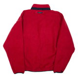 NAUTICA Mens Fleece Red 1/4 Zip 2XL