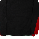 NAUTICA Mens Fleece Black 1/4 Zip L