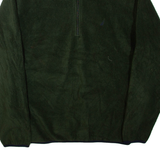 NAUTICA Mens Fleece Green 1/4 Zip M