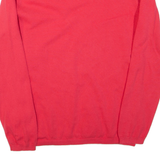 TOMMY HILFIGER Womens Jumper Pink V-Neck Tight Knit M