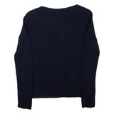 TOM TAILOR Womens Jumper Blue Tight Knit XS