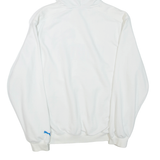 PUMA Mens White Hoodie M