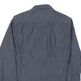 PIERRE CARDIN Mens Shirt Grey Striped Long Sleeve S