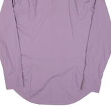 BOSS Slim Fit Mens Plain Shirt Purple Long Sleeve L