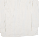 ELCH Mens Shirt Beige Striped Long Sleeve L