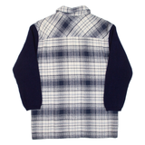 ARIZONA Womens Shirt Blue Check Long Sleeve UK 10