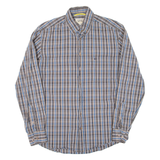 CAMEL ACTIVE Mens Shirt Blue Check Long Sleeve S