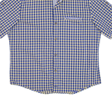 PIERRE CARDIN Mens Shirt Blue Check M