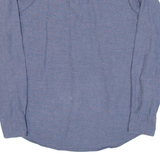 LEVI'S Mens Shirt Blue Check Long Sleeve S