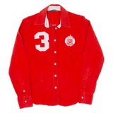 SCAPA SPORTS Polo Team Womens Plain Shirt Orange Long Sleeve S