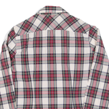 TOMMY HILFIGER Womens Shirt Red Check Long Sleeve UK 10