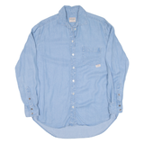 GUESS Womens Denim Shirt Blue Long Sleeve S