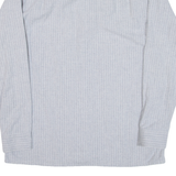 BARBADOS Mens Shirt Grey Striped Long Sleeve M