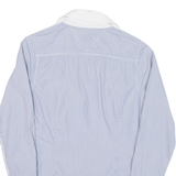 HILFIGER DENIM Womens Shirt Blue Striped Long Sleeve S