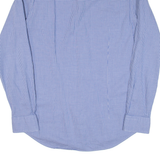 TOMMY HILFIGER Tailored Fit Mens Shirt Blue Check Long Sleeve M