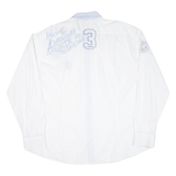 LA MARTINA Mens Plain Shirt White Long Sleeve 4XL