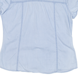 GUESS Womens Plain Shirt Blue XS