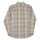 BANANA REPUBLIC Mens Shirt Yellow Check Long Sleeve L