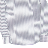 LA MARTINA Mens Shirt Grey Striped Long Sleeve M