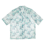 ZARA MEN Mens Shirt Green Crazy Pattern M