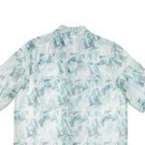 ZARA MEN Mens Shirt Green Crazy Pattern M