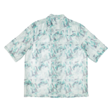 ZARA MEN Mens Shirt Green Crazy Pattern M