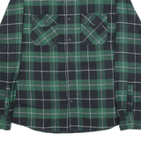 BLUENOTES Mens Shirt Green Check Long Sleeve M