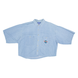 HARD ROCK CAFE Crop Womens Denim Shirt Blue XL