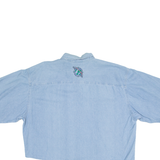 HARD ROCK CAFE Crop Womens Denim Shirt Blue XL