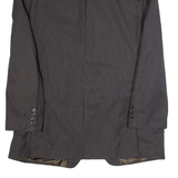 LAUREN RALPH LAUREN Mens Blazer Jacket Brown Wool Striped L