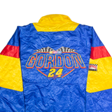 NUTMEG Jeff Gordon #24 NASCAR Mens Shell Jacket Blue Nylon 90s USA XL