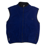 CHAMPION Mens Fleece Gilet Blue L