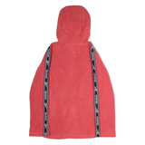REEBOK Womens Fleece Jacket Red Hooded XL