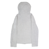 CALVIN KLEIN PERFORMANCE Womens Fleece Jacket Grey Hooded S
