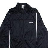 ADIDAS Womens Track Jacket Black UK 14