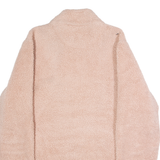 CALVIN KLEIN Womens Fleece Jacket Pink L
