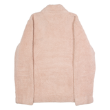 CALVIN KLEIN Womens Fleece Jacket Pink L