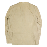 LANVIN Mens Blazer Jacket Beige Linen XL