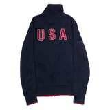 NIKE USA Olympic Team Womens Track Jacket Blue USA L