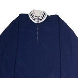 CHAMPION Mens Pullover Jacket Blue Nylon 90s XL