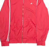 ADIDAS Womens Windbreaker Jacket Pink UK 18